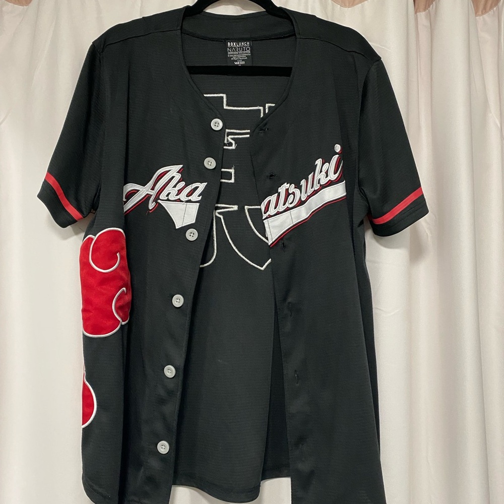 NWOT Men’s Medium Akatsuki Naruto Jersey